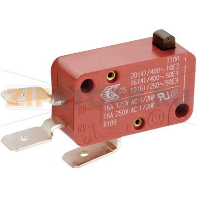 Микропереключатель 400 В/AC, 10 А, 1 x вкл/вкл, без фиксации, 1 шт Marquardt 01006.1011-01 