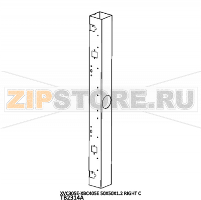 50X50X1.2 right C Unox XVC 305E 50X50X1.2 right C Unox XVC 305EЗапчасть на деталировке под номером: 21Название запчасти на английском языке: 50X50X1.2 right C Unox XVC 305E