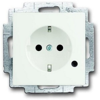 Розетка 16 А, 250 В, LED, белый бархат ABB 2CKA002013A5336