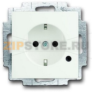 Розетка 16 А, 250 В, LED, белый бархат ABB 2CKA002013A5336 