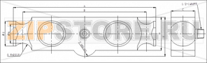 Тензодатчик с узлом встройки Keli QSEC 75klb 