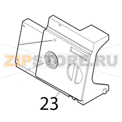 Supporto elettronica arg. ser. Saeco Royal Classic Supporto elettronica arg. ser. Saeco Royal ClassicЗапчасть на деталировке под номером: 23