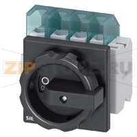 ГЛАВНЫЙ УПРАВЛЯЮЩИЙ ПЕРЕКЛЮЧАТЕЛЬ 4-ПОЛЮСНЫЙ IU=25, P/AC-23A AT 400V=9, 5KW 1НO+1НЗ,, ДЛЯ ФРОНТАЛЬНОГО МОНТАЖА, МОНТАЖ ПОСР. 4 ОТВЕРСТИЙ ПОВОРОТНЫЙ ИСП. МЕХАНИЗМ ЧЕРН. Siemens 3LD2103-2EP51