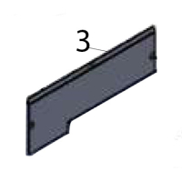 Cover for top apron Hurakan HKN-GES4M