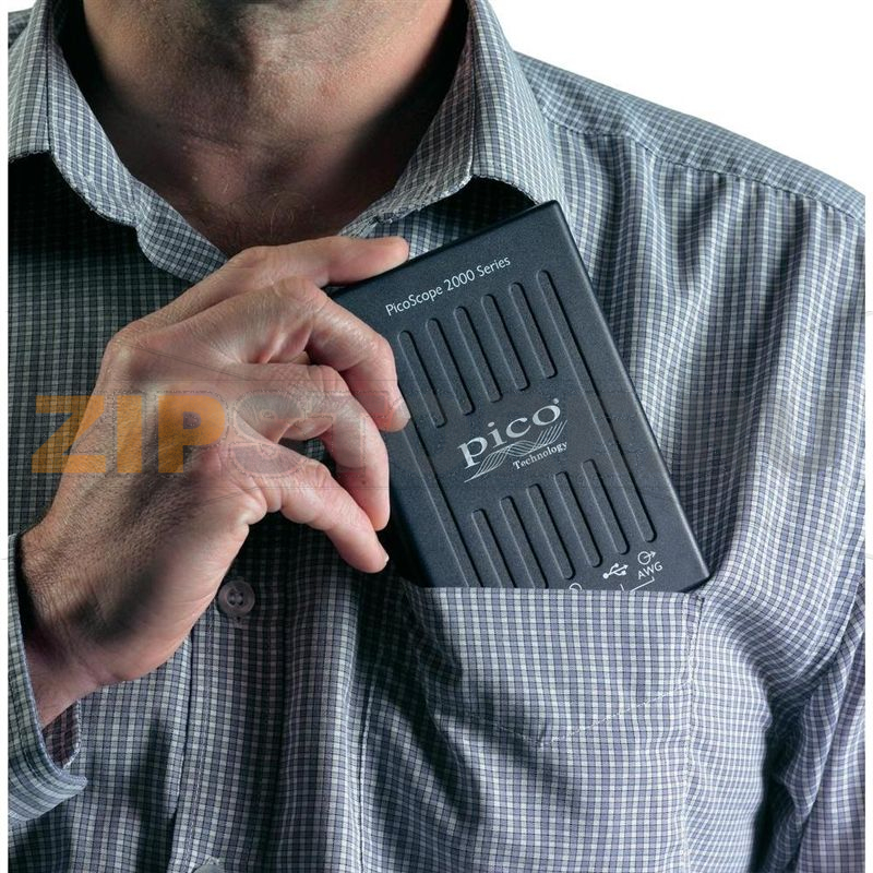 Осциллограф USB 10 МГц, 2 канала, 50 Мвыб/с, 8 кБ/кан, 8 бит Pico PicoScope 2204A 