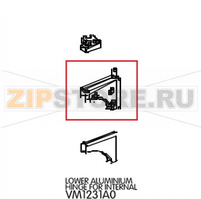Lower aluminium hinge for internal Unox XBC 805 Lower aluminium hinge for internal Unox XBC 805Запчасть на деталировке под номером: 92Название запчасти на английском языке: Lower aluminium hinge for internal Unox XBC 805