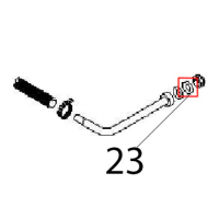 Washer 3/8"-3/8'', Ø: 22-Ø: 17.2=1.5 CU/NI Angelo Po FM611E1