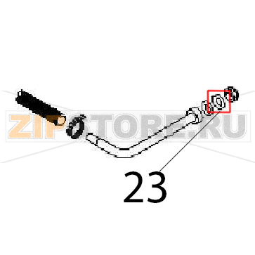Washer 3/8&quot;-3/8&#039;&#039;, Ø: 22-Ø: 17.2=1.5 CU/NI Angelo Po FM611E1 Washer 3/8"-3/8'', Ø: 22-Ø: 17.2=1.5 CU/NI Angelo Po FM611E1Запчасть на деталировке под номером: 23