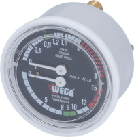 PRESSURE GAUGE FOR BOILER/PUMP ø 63 mm