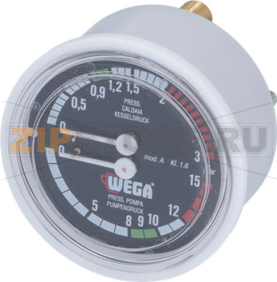 PRESSURE GAUGE FOR BOILER/PUMP ø 63 mm 