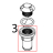 Drain fitting Scotsman B 7040