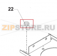 Nut M6 Bear Varimixer RN20 VL-2                                                                                        