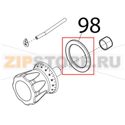 Rondella plex man. num. Sirman Canova 300 Rondella plex man. num. Sirman Canova 300Запчасть на деталировке под номером: 98
