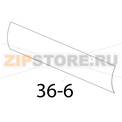 Панель рекламная 1400х290х1 ПЭТ Polair DM110Sd-S Панель рекламная 1400х290х1 ПЭТ Polair DM110Sd-SЗапчасть на деталировке под номером: 36-6