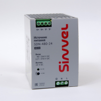 Блок питания 480 Вт, 90-264 В/AC, 127-370 В/DC, металлический корпус Sinvel SDN-480-24