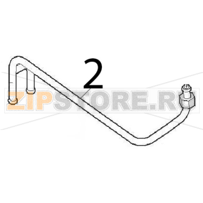 Water burner pipe ass. y Angelo Po 04WCP1EM Water burner pipe ass. y Angelo Po 04WCP1EMЗапчасть на деталировке под номером: 2