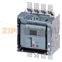 withdrawable circuit breakers with guide frame and PSS 4-pole, frame size 0, IEC N conductor on the left In=800A to 690V, 50/60Hz AC Icu=55kA at 415V Icu=50kA at 500V Icu=42kA at 690V ETU660 electronic trip units LSIG display with tripped signaling switch