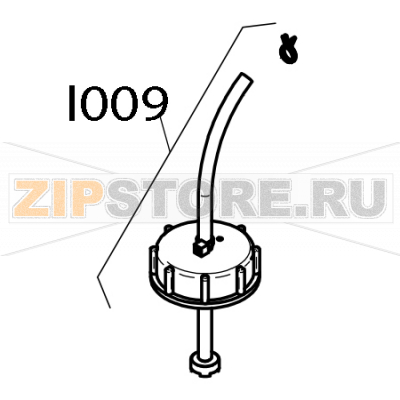Suction pipe, ConvoCare with suction lance Convotherm OES 6.10 Suction pipe, ConvoCare with suction lance Convotherm OES 6.10Запчасть на деталировке под номером: I009
