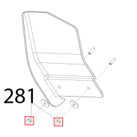 Dado cieco DIN1587, M5 Sirman Mirra 250 C