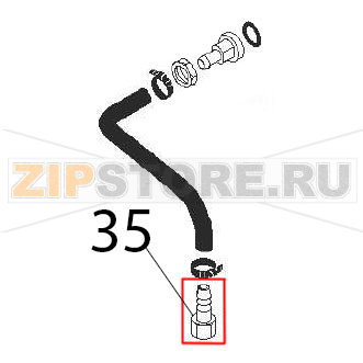 Rubber holder Angelo Po 04WBMEV Rubber holder Angelo Po 04WBMEVЗапчасть на деталировке под номером: 35