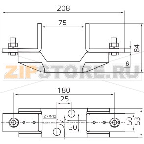 Держатель предохранителя 2000 А, 1 полюс Sinvel SVF-FH81FE2000-1 