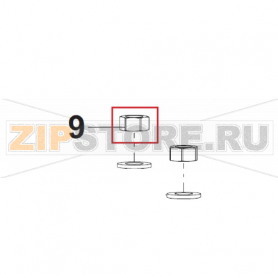 Nut M5 Bear Varimixer RN10 VL-2                                                                                     Nut M5 Bear Varimixer RN10 VL-2Запчасть на сборочном чертеже под номером: 9Название запчасти на датском&nbsp;языке: Nut M5 Bear Varimixer RN10 VL-2