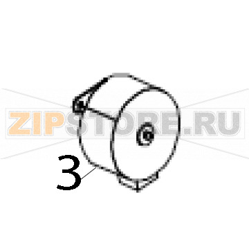 Kit staging motor Zebra ZXP9 Kit staging motor Zebra ZXP9Запчасть на деталировке под номером: 3