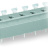 PCB terminal block; push-button; 2.5 mm; Pin spacing 10/10.16 mm; 5-pole; suitable for Ex-e applications; CAGE CLAMP®; commoning option; 2,50 mm; light gray Wago 255-605/000-009/999-950 - PCB terminal block; push-button; 2.5 mm; Pin spacing 10/10.16 mm; 5-pole; suitable for Ex-e applications; CAGE CLAMP®; commoning option; 2,50 mm; light gray Wago 255-605/000-009/999-950