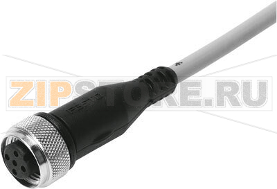 Кабель соединительный 5 м Festo SIM-M12-5GD-5-PU 