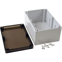 Корпус 240x160x120 мм, материал: поликарбонат, серый, 1 шт Hammond 1554VB2GYSL