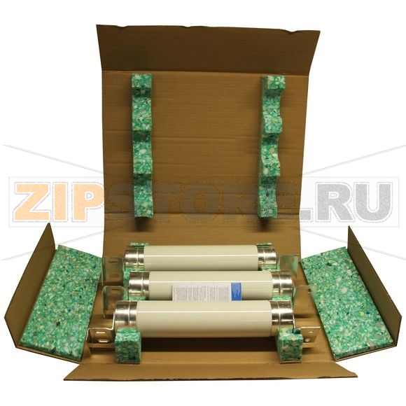 Предохранитель двигателя, 160 A, AC 3.6 kV, 50 кА, 76x262 мм Eaton 3.6KV 160Amp 3" '6' Motorstart 