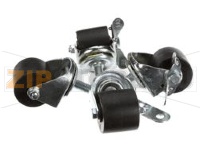 CASTOR KIT 2 SET/4, 1/2-13 X