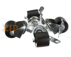 CASTOR KIT 2 SET/4, 1/2-13 X 