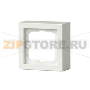 Рамка одноместная, монтаж: наружный, белая ABB 2TKA000302G1 