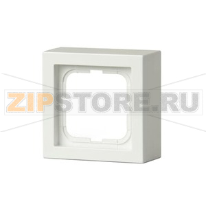 Рамка одноместная, монтаж: наружный, белая ABB 2TKA000302G1 