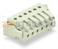 MCS MINI Розетка под пайку THT; 0.9 x 0.9 mm solder pin; угловые; 100% защита от неправильного подсоединения; Фиксирующий рычаг; Шаг контактов 3,5 мм; 8-пол.; светло-серые Wago 734-538/037-000