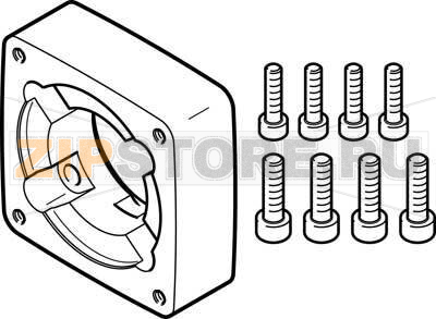 Фланец электродвигателя Festo EAMF-A-38A-60P 