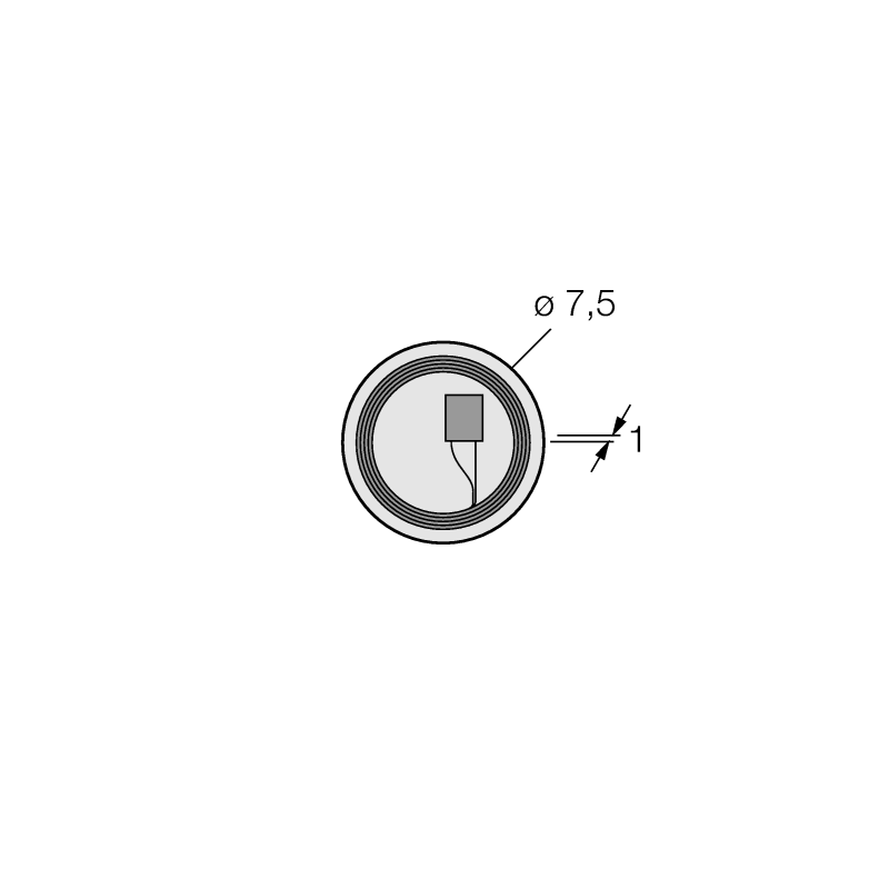 RFID-метка, 100 шт Turck TW-R7.5-B320 