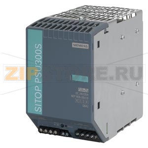 SITOP PSU300S 20 A СТАБИЛИЗИРОВАННЫЙ БЛОК ПИТАНИЯ ВХОД: 3Ф ~400-500 В ВЫХОД: =24 В/20 A Siemens 6EP1436-2BA10 
