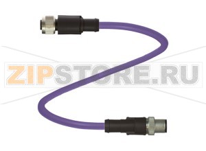 Соединитель линии передачи данных Connection cable V15-G-10M-PUR-CAN-V15-G Pepperl+Fuchs Описание оборудованияDeviceNet/CANOpen bus cable, M12 to M12, PUR cable 5-pin
