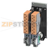 КОНТАКТОР, ТИПОРАЗМЕР 12, 2-ПОЛ., DC-4,  НОМ. РАБ. ТОК 400 A, БЛОК-КОНТАКТЫ 44 (4NO+4NC) ПРИМЕНЕНИЕ ДЛЯ DC-ЦЕПЕЙ DC 110 V, СО ВСТР. ВАРИСТОРОМ Siemens 3TC7814-5KF