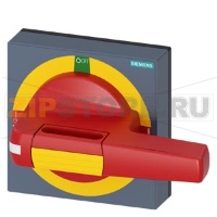 РУЧКА С НАКЛ. АВАРИЙНАЯ РАЗМЕР 100X100, ДЛЯ ВАЛ 8X8, I-0-II Siemens 8UD1841-2AE05