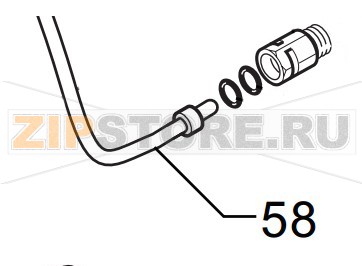 Тефлоновая трубка 4x2 L.280 7-7 Saeco Royal Professional Тефлоновая трубка 4x2 L.280 7-7 для кофемашины Saeco Royal ProfessionalЗапчасть на деталировке под номером: 58Количество запчастей в комплекте: 1Оригинальное название запчасти Saeco: Ass. tubo teflon 4x2 L.280 7-7