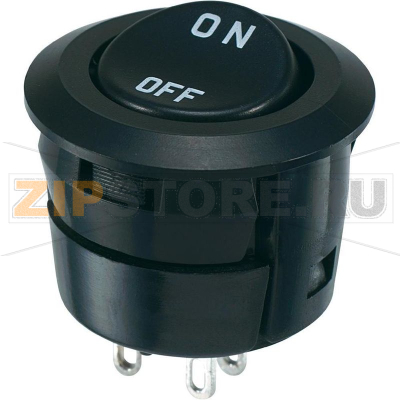 Переключатель клавишный 250 В/AC, 3 А, 2 x выкл/вкл, 1 шт Miyama DS-059S-ON 