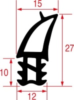 GUARNIZIONE PORTA FORNO 930x620mm