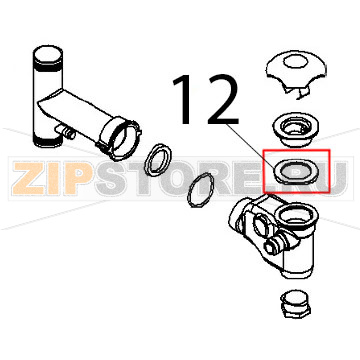 Guarnizione piletta Angelo Po FX101G2 Guarnizione piletta Angelo Po FX101G2Запчасть на деталировке под номером: 12