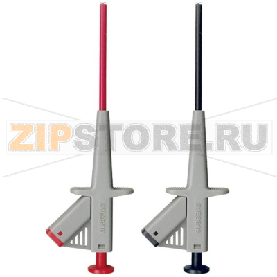Комплект зажимов, тип: крючок, 4 мм, CAT III 1000 В, черные, красные, 2 шт Beha Amprobe 2146701 