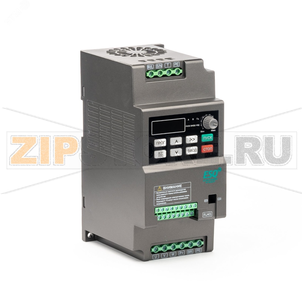 Преобразователь частоты 4 кВт, 380 В, 0-599 Гц, IP20 ESQ 08.04.304426 