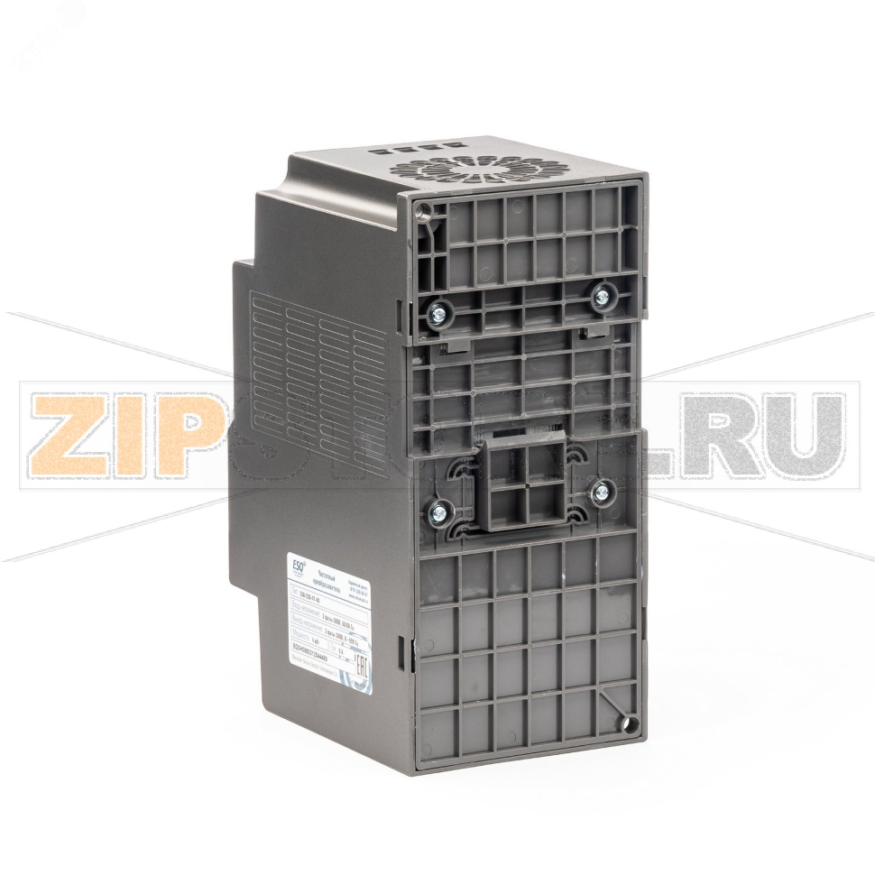 Преобразователь частоты 4 кВт, 380 В, 0-599 Гц, IP20 ESQ 08.04.304426 