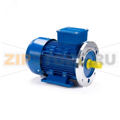 Электродвигатель асинхронный 1.1 кВт, 220/380 В, 1500 об/мин, 3 фазы, IP55 ESQ 01.05.220147 